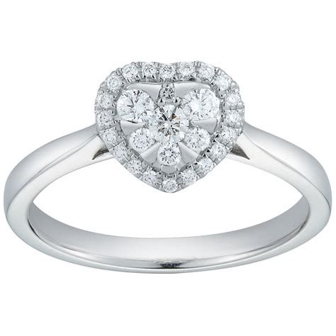 Round Brilliant 0.34ctw 18KT White Gold Diamond Ring | Costco Australia