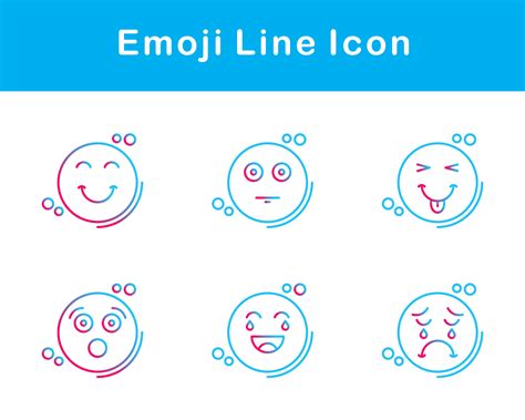 Emoji Vector Icon Set 20652782 Vector Art at Vecteezy