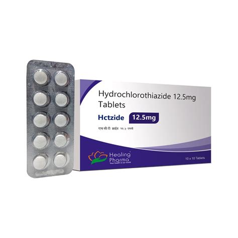 Hydrochlorothiazide 12.5mg (Hctzide 12.5) - 10 Tablets - Aipctshop