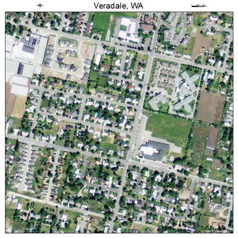 Aerial Photography Map of Veradale, WA Washington