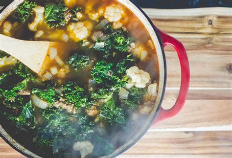 Kale Sausage Soup Recipe - Bound By Food