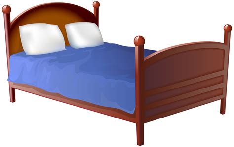 Bed Transparent PNG Clip Art Image | Gallery Yopriceville - High-Quality Images and Transparent ...