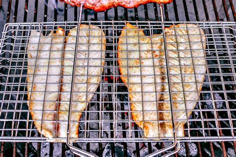 How to Grill Fish in a Grilling Basket - Killing Thyme