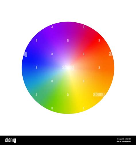 RGB color wheel spectrum selector picker. RGB palette logo. Color rainbow diagram circle Stock ...