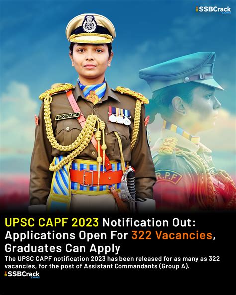 UPSC CAPF AC 2023 Notification Out, Exam Date, Eligibility Criteria, Application Form