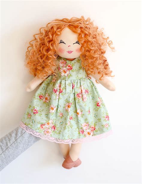 Personalised Doll Rag Doll Ginger Hair Doll Fabric Doll | Etsy | Игрушки