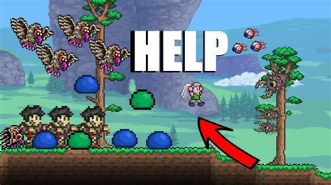 Terraria, but Enemies Spawn 10x as Much - YouTube