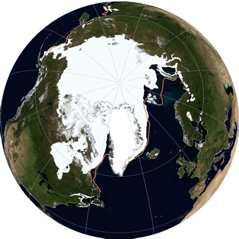 Satellites check in on the North Pole