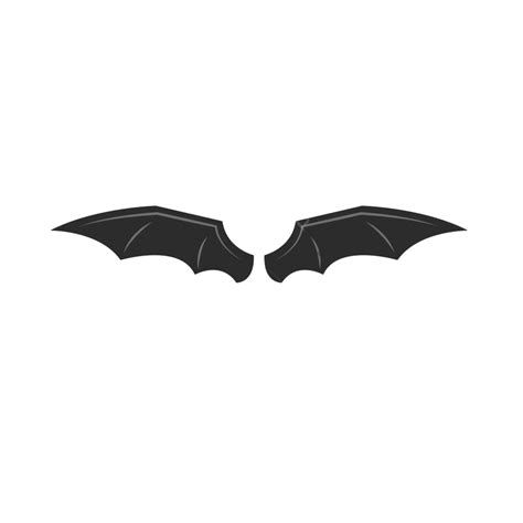 Bat Wing Silhouette PNG Transparent, Bat Wings, Element, Ilustration Vector Icon Design ...