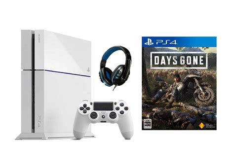 Sony PlayStation 4 500GB Gaming Console White with Days Gone BOLT ...