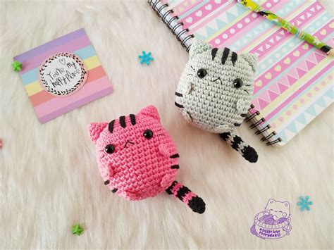 Crochet cat pattern amigurumi pattern amigurumi cat Craft Supplies & Tools Crochet Kits & How To ...