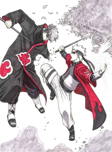 Pain (Nagato) vs Naruto by Keatopia on DeviantArt