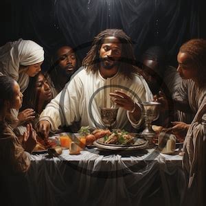 Black Jesus, Last Supper, Church, Christian, PNG, African American ...