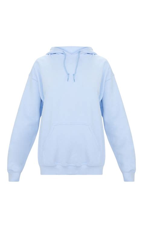 Light Blue Ultimate Oversized Hoodie | Tops | PrettyLittleThing USA