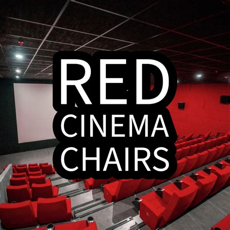 Red Cinema Chairs - Seatorium™