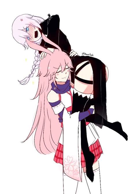 Sakura Yae and Kallen Kaslana | Yuri manga, Anime girl, Yuri anime