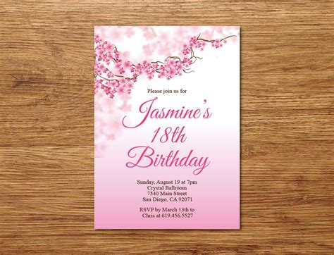 This item is unavailable - Etsy | Flower birthday invitations, Floral ...