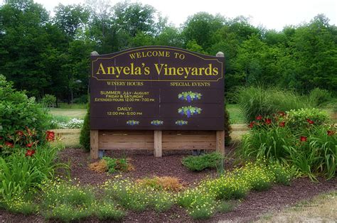 Winery Anyela's Vineyard Skaneateles New York Signage Photograph by Thomas Woolworth - Fine Art ...