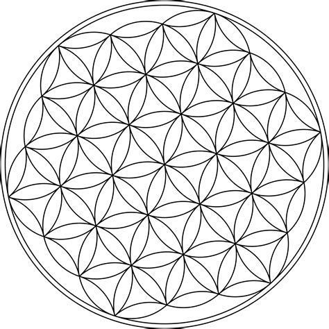 Clipart - Flower of Life Symbol