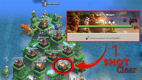 Raid attack 1 Shot Clear (Clash of Clans) - YouTube