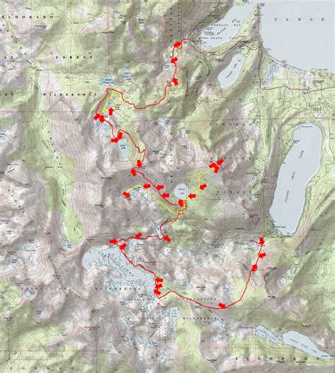 Desolation Wilderness Map