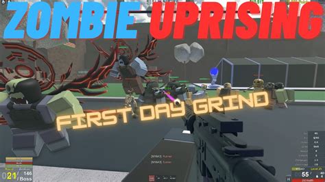 Roblox Zombie Uprising: First Day Grind and Survival - YouTube