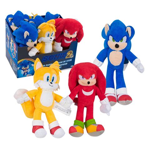 Sonic The Hedgehog 2 Plush 9 Inches Tall Set- 3 Pc Only - Walmart.com