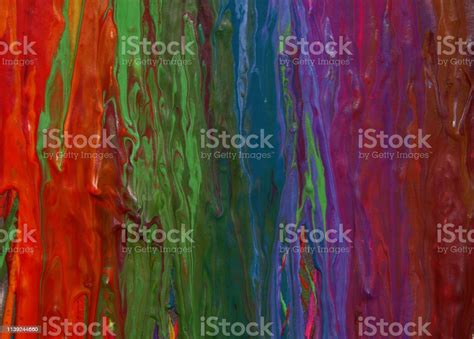 Melted Crayons Stock Photo - Download Image Now - Crayon, Melting ...