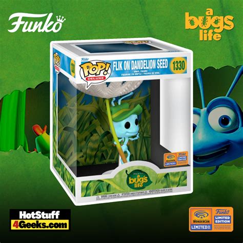 WonderCon 2023: A Bug’s Life - Flik on Dandelion Seed Funko Pop!