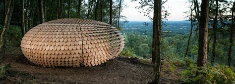 A pine-cone-like pavilion in the Surrey Hills - DETAIL - Magazine of Architecture + Construction ...