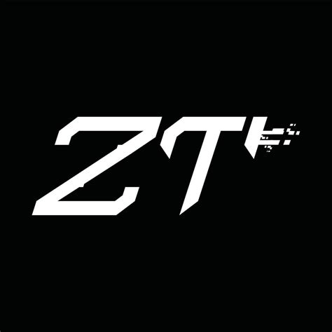 ZT Logo monogram abstract speed technology design template 16579846 ...