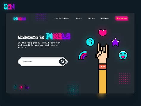 PIxel Web Design by Danial Shirali on Dribbble