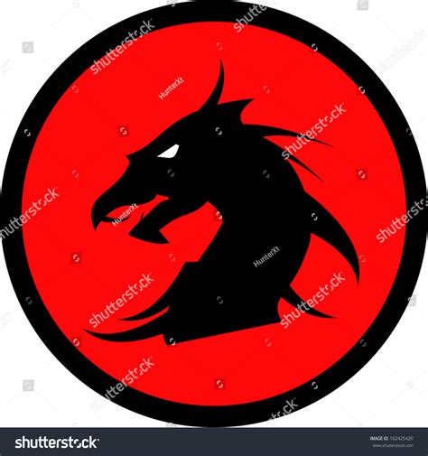 Black dragon in circle logo quiz