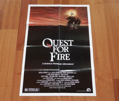 ORIGINAL MOVIE POSTER QUEST FOR FIRE 1981 FOLDED ONE SHEET - Boonsart shop