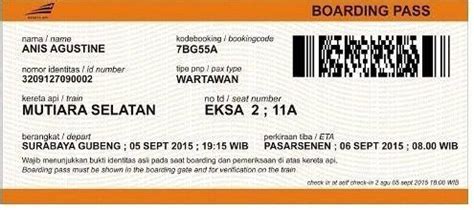 Tempat Cetak Kode Booking Tiket Kereta Api | Harga Tiket Kereta Api