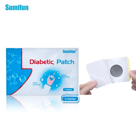 72pcs/12Bags Diabetes Patch Reduce High Blood Sugar Diabetes Patch Medications Natural Herbs ...