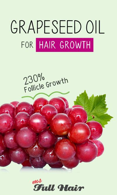 Grapeseed Oil for Hair Growth – 230% Follicle Increase