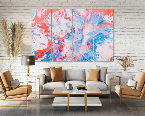 Canvas Set of Modern Abstract Art Abstract Bedroom Wall Art - Etsy UK