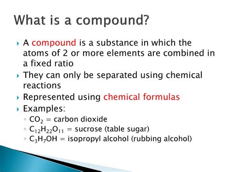 Introduction to Compounds - ppt download