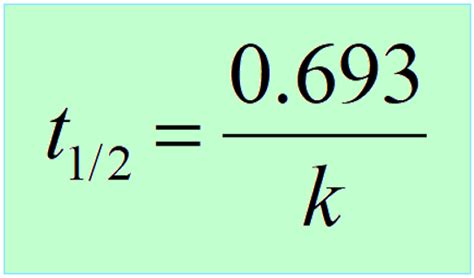 Half-Life of a Reaction - Chemistry Steps
