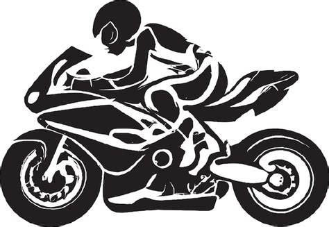 Premium Vector | Street Bike Racing Tracks Logo Template