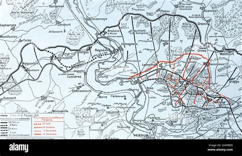 Map of battle of verdun hi-res stock photography and images - Alamy