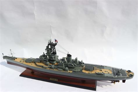 USS New Jersey Wooden Model Ship - GN (BT0113P) - UK Premier ship Models