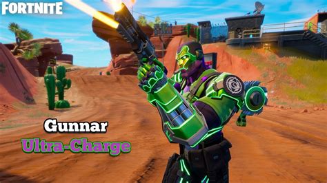 *NEW* GUNNAR ULTRA-CHARGE STYLE SKIN GAMEPLAY - FORTNITE BATTLE PASS ...