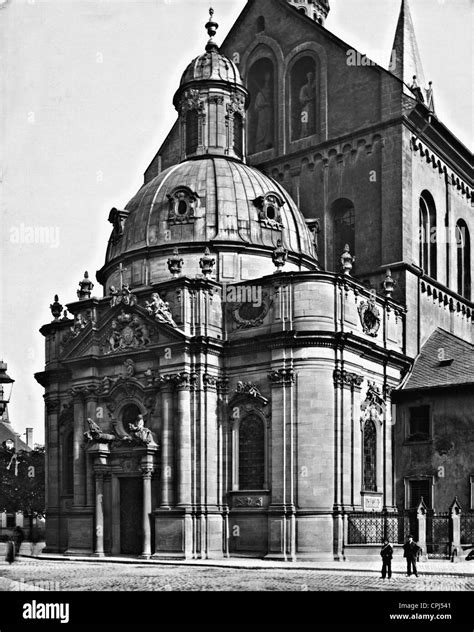 The Schoenborn chapel at Wuerzburg cathedral, 1926 Stock Photo ...