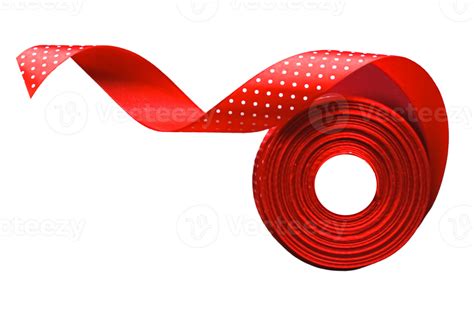 Red ribbon isolated on a transparent background 21597061 PNG