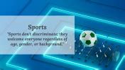 Sports Theme Background PowerPoint And Google Slides Themes