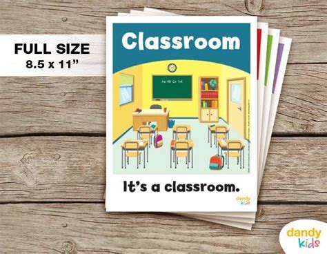 Classroom Flashcards / Printable Flashcards / Set of 15 / | Etsy ...