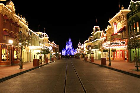 There isn't anything better than an empty Main Street USA at night. Unless the castle is ...