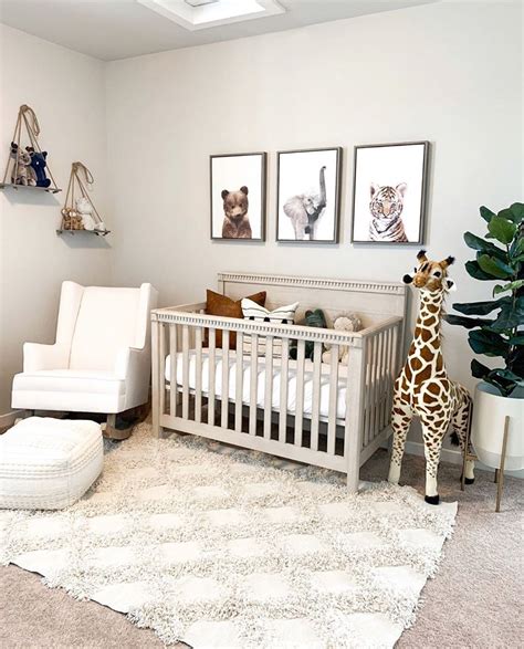 Interior Design | Kids Decor on Instagram: “Check out this adorable safari themed nursery🐅🦒🐘Kn ...